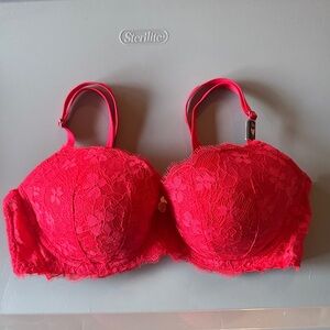 Victoria's Secret Red Lace Bra